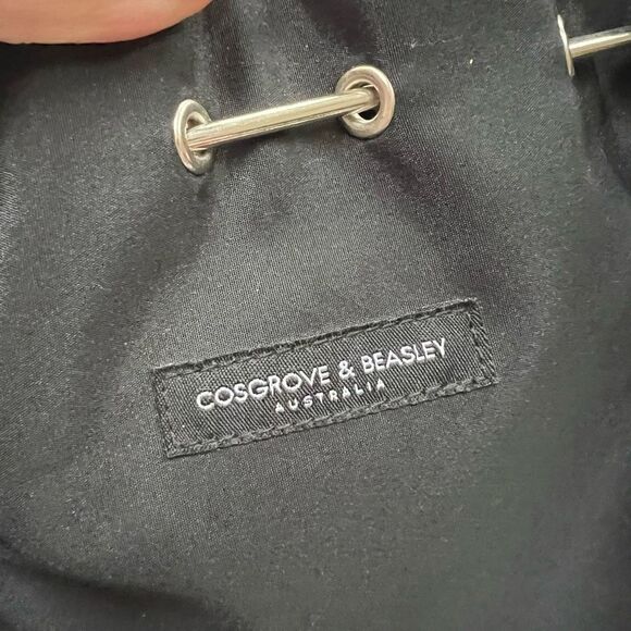 NWOT Vintage Y2K Black Nylon Slouch Big Size Handbag Purse Shoulder bag - Picture 4 of 13